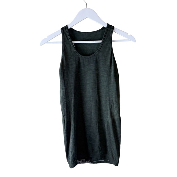 Sweaty Betty Athlete Seamless Racerback Tank Top in Forest Green Size S - Picture 1 of 5